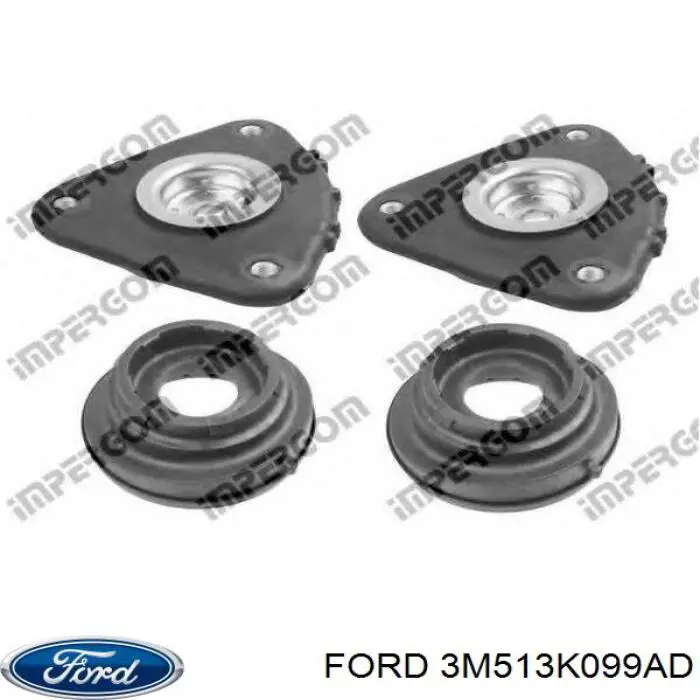 Підшипник опорний амортизатора, переднього 3M513K099AD Ford