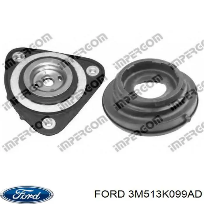Купити 3M513K099AD Ford Підшипник опорний амортизатора, переднього