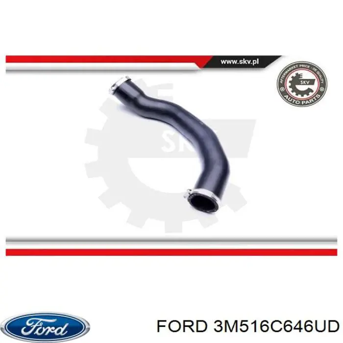 Купити 3M516C646UD Ford Шланг/патрубок интеркуллера