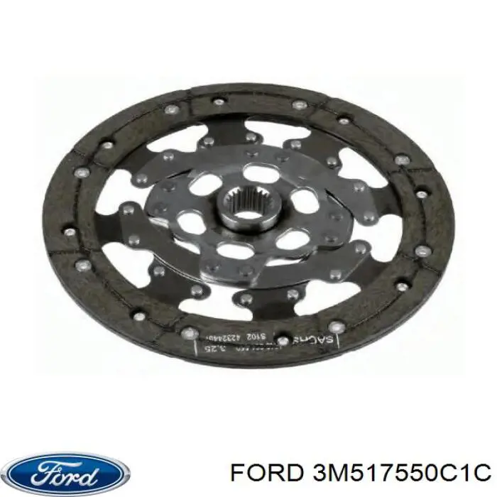 Диск зчеплення 3M517550C1C Ford