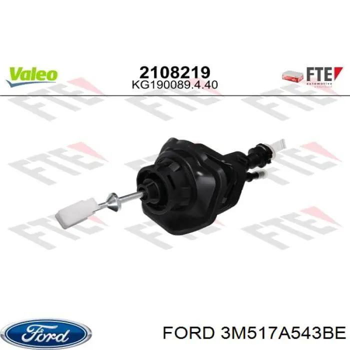 Головний циліндр зчеплення 3M517A543BE Ford