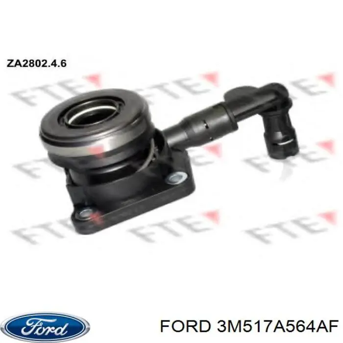 3M517A564AF Ford Робочий циліндр зчеплення в зборі з витискним підшипником