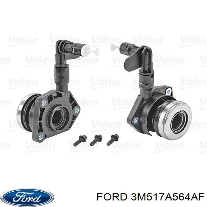 Купити 3M517A564AF Ford Робочий циліндр зчеплення в зборі з витискним підшипником