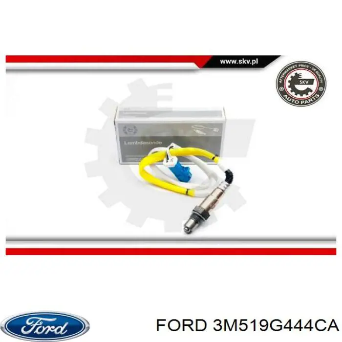 Купити 3M519G444CA Ford Лямбда-зонд, датчик кисню після каталізатора, лівий