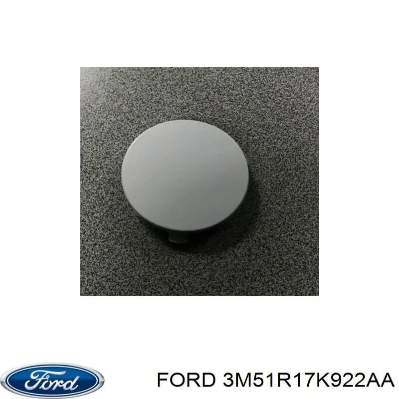 3M51R17K922AA Ford Заглушка бампера буксирувального гака, задня