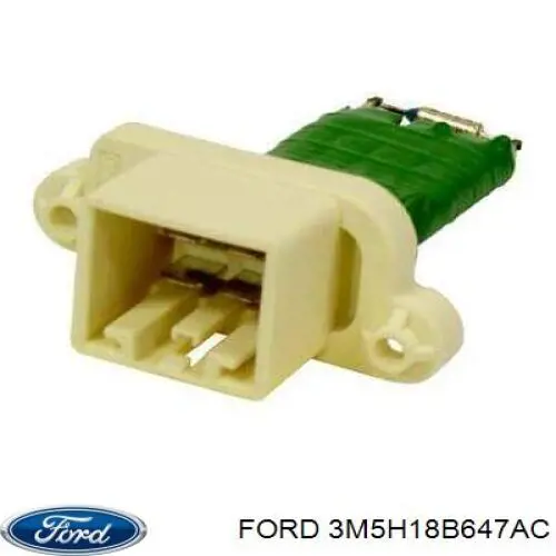 3M5H18B647AC Ford резистор (опір пічки, обігрівача салону)