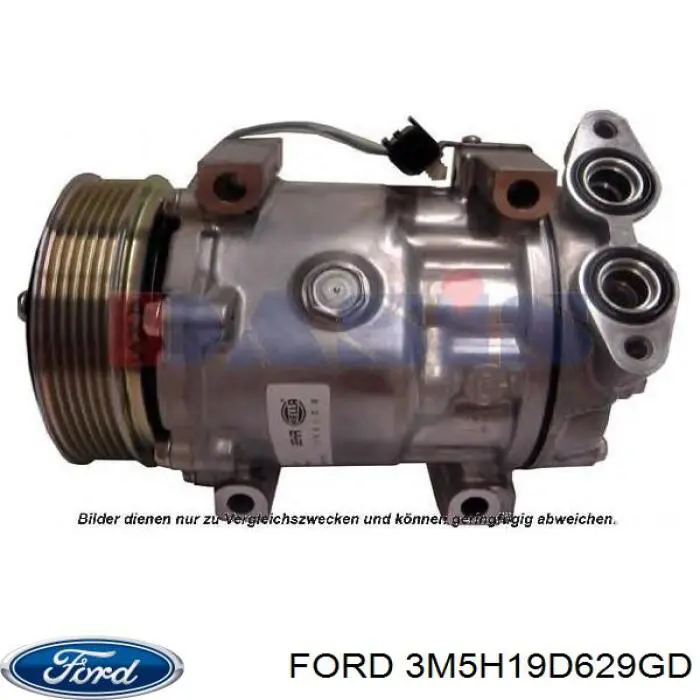 Компресор системи кондиціювання Ford 3M5H19D629GD ціна, від 78.83 USD