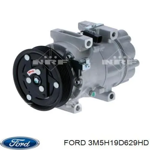 Компресор кондиціонера 3M5H19D629HD Ford