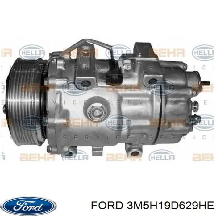 Компресор системи кондиціювання Ford 3M5H19D629HE ціна, від 61.11 USD