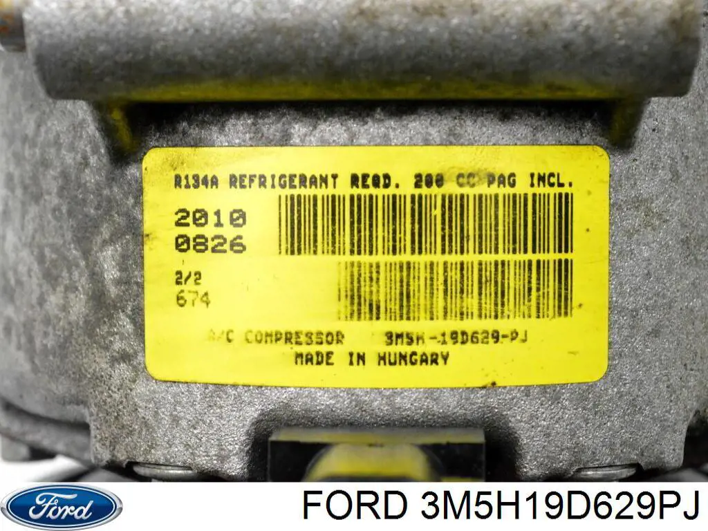 Компресор кондиціонера 3M5H19D629PJ Ford