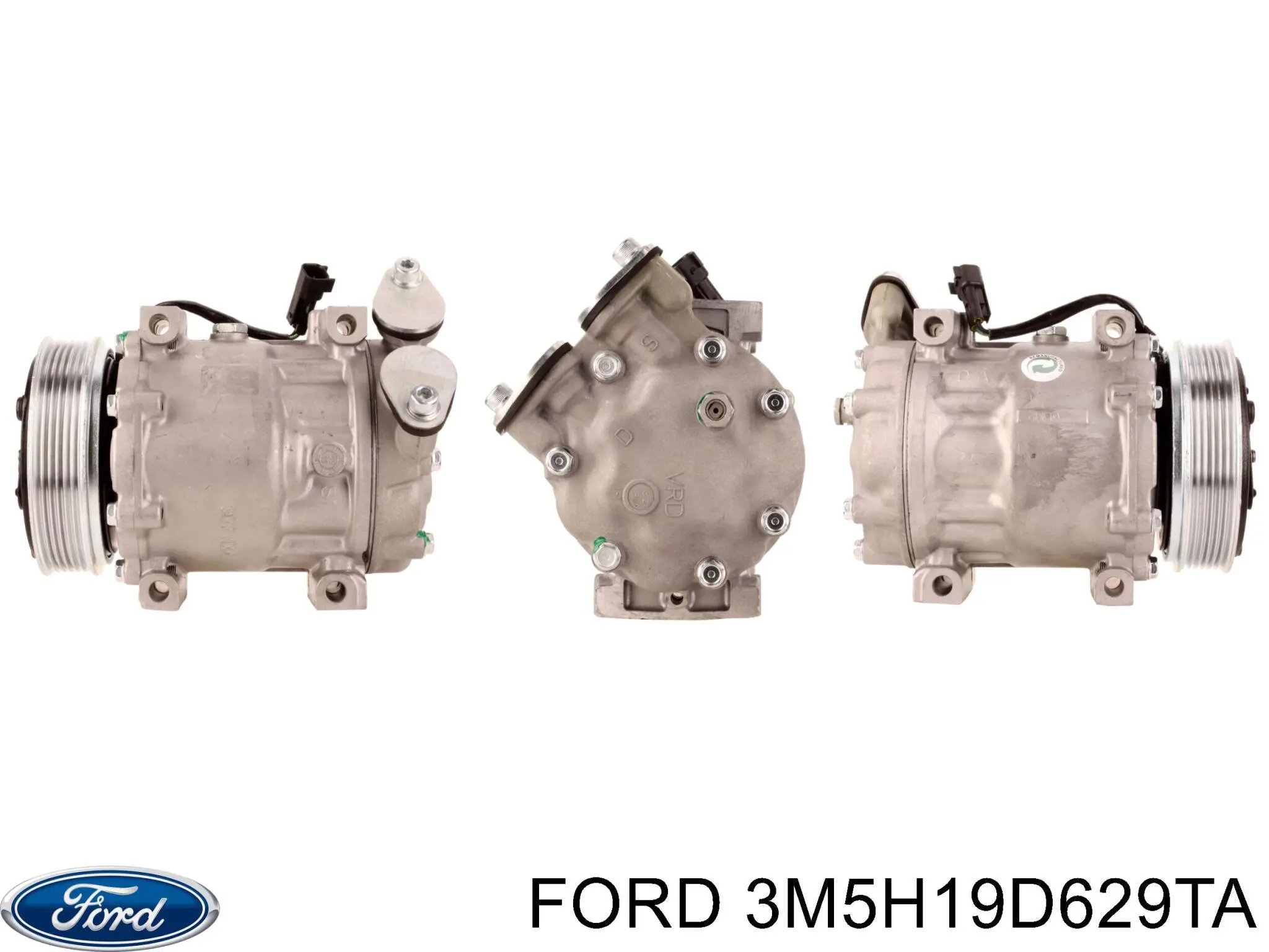 Компресор системи кондиціювання Ford 3M5H19D629TA ціна, від 69.68 USD