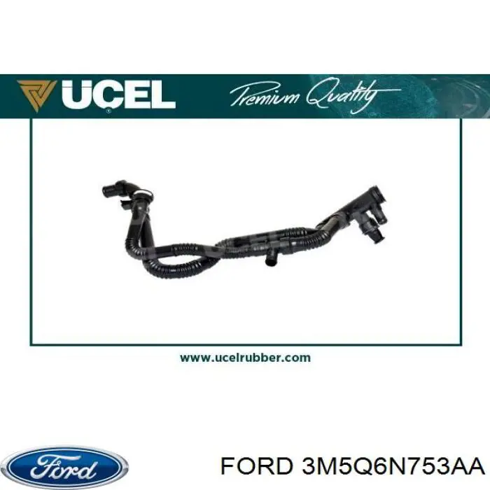 3M5Q6N753AA Ford Шланг термостата