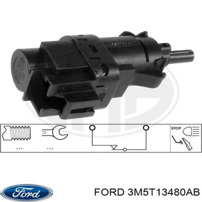 Жабка стопів Ford 3M5T13480AB