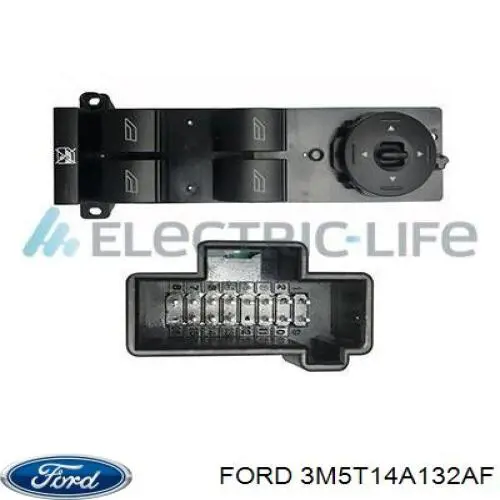 Купити 3M5T14A132AF Ford Кнопковий блок керування склопідіймачами передній лівий