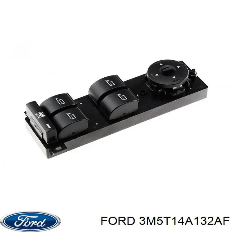 Кнопковий блок керування склопідіймачами передній лівий 3M5T14A132AF Ford