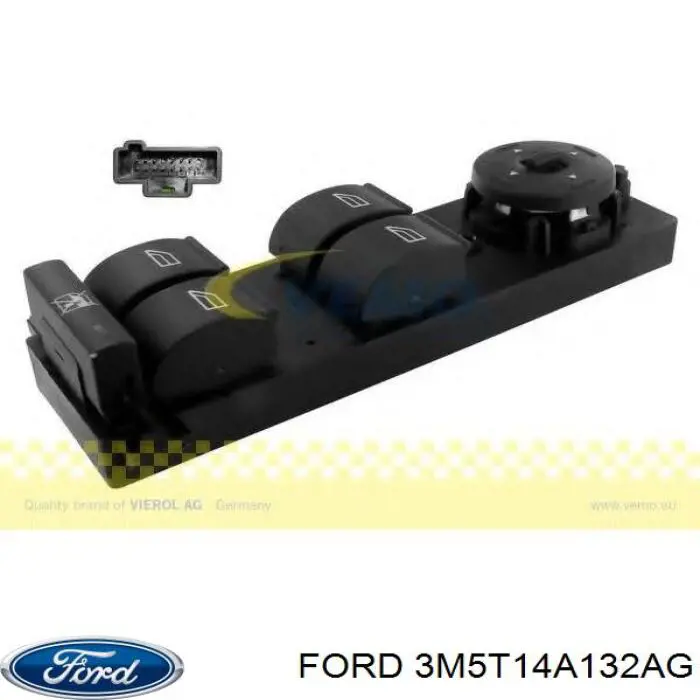 Кнопковий блок керування склопідіймачами передній лівий ZRFRB76005 Electric Life