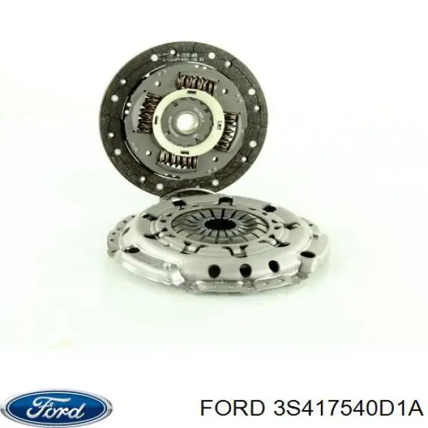 Купити 3S417540D1A Ford Комплект зчеплення (диск, корзина, підшипник)