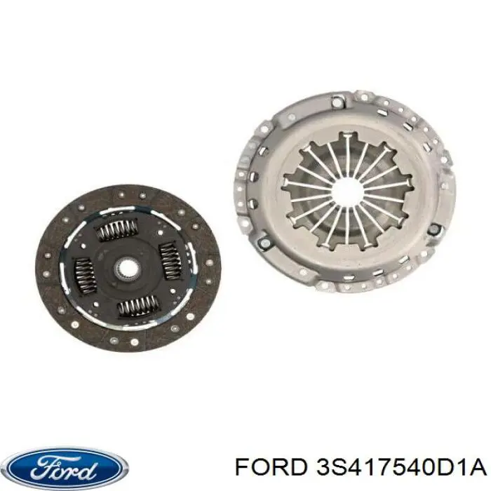 Комплект зчеплення (3 частини) Ford 3S417540D1A ціна, від 90.30 USD