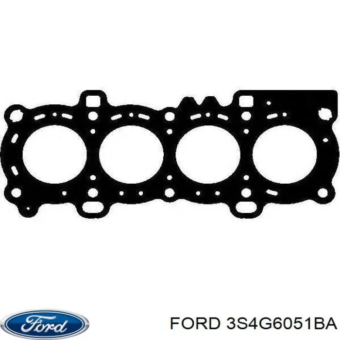 Прокладка головки блока циліндрів (ГБЦ) 3S4G6051BA Ford