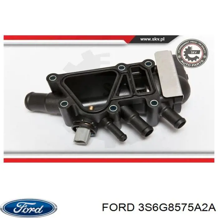 Купити 3S6G8575A2A Ford Термостат в корпусі