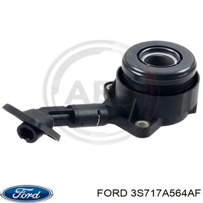 Купити 3S717A564AF Ford Робочий циліндр зчеплення в зборі з витискним підшипником