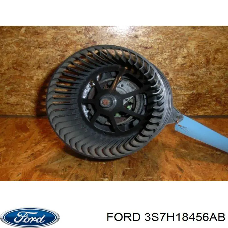3S7H18456AB Ford двигун вентилятора пічки (обігрівача салону)