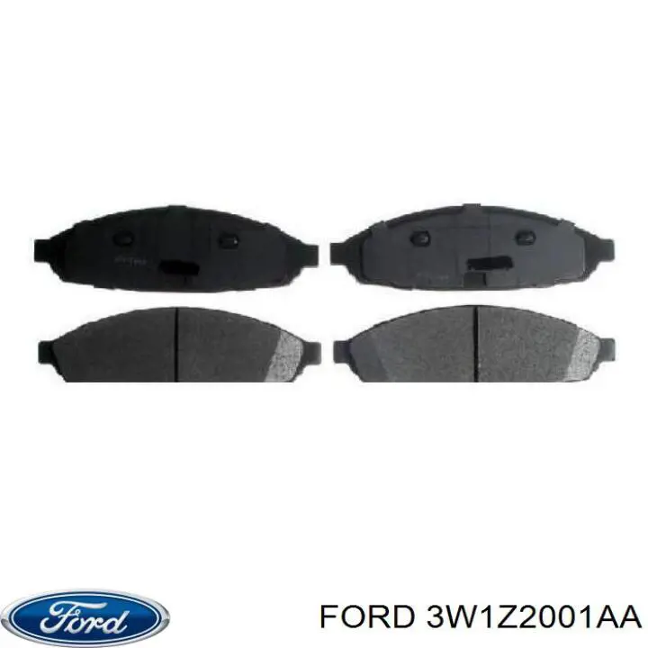 3W1Z2001AA Ford Передні гальмівні колодки