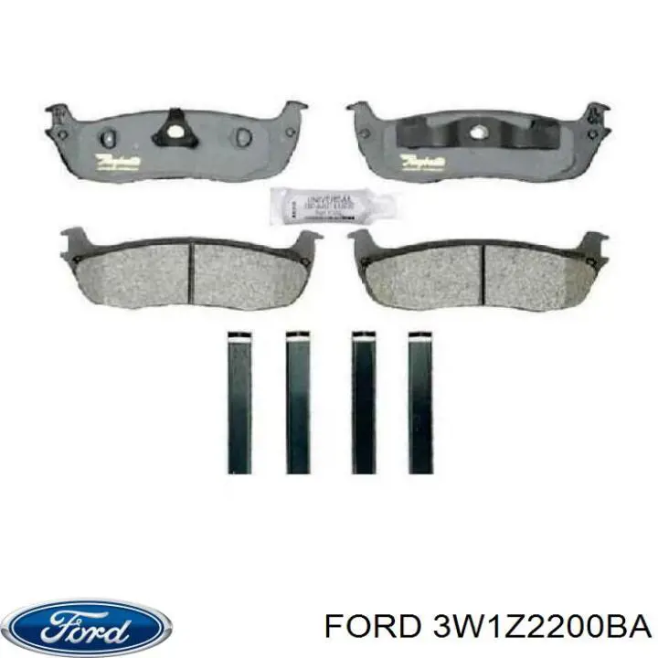 Купити 3W1Z2200BA Ford Задні колодки