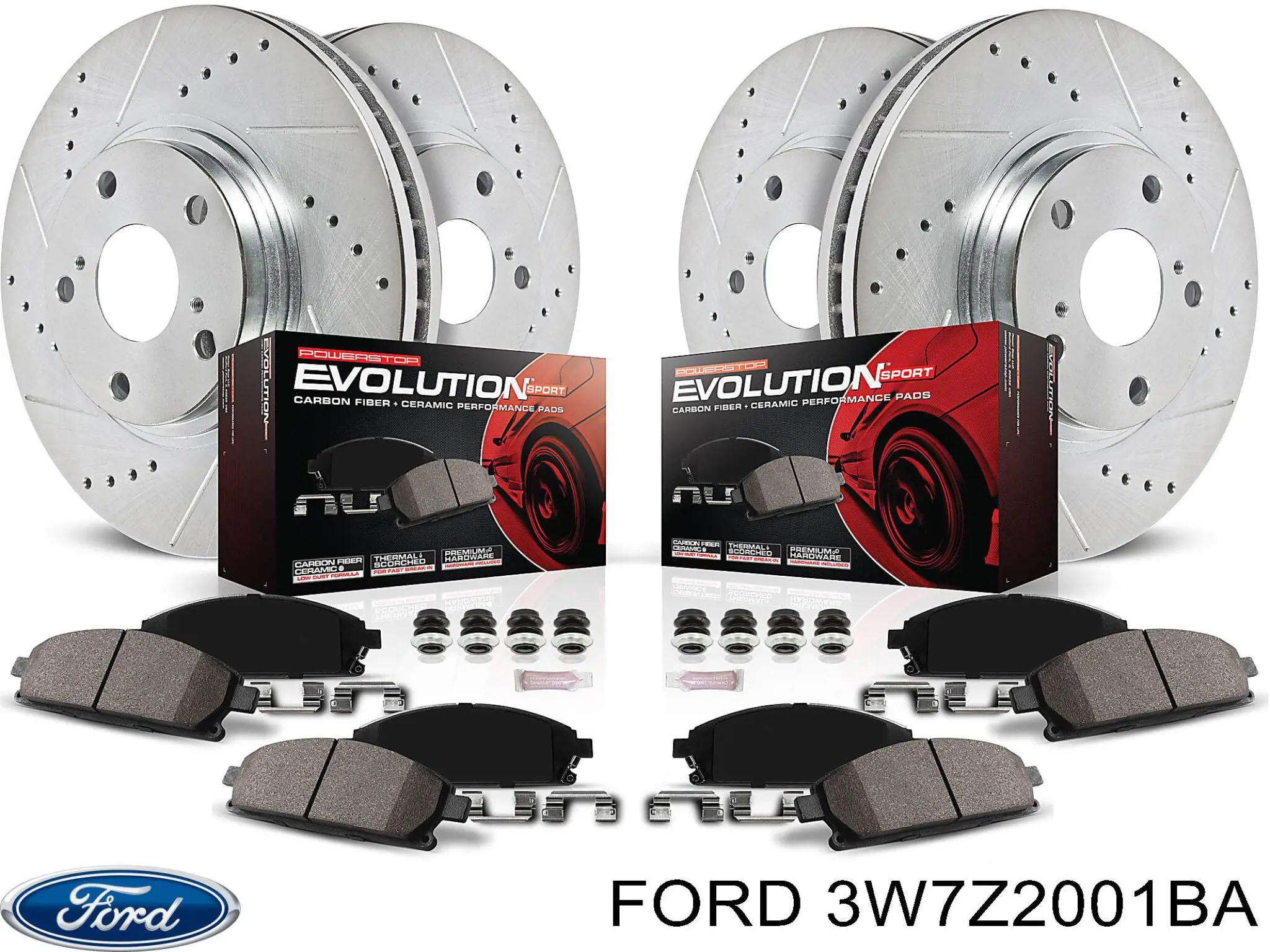 3W7Z2001BA Ford Передні гальмівні колодки