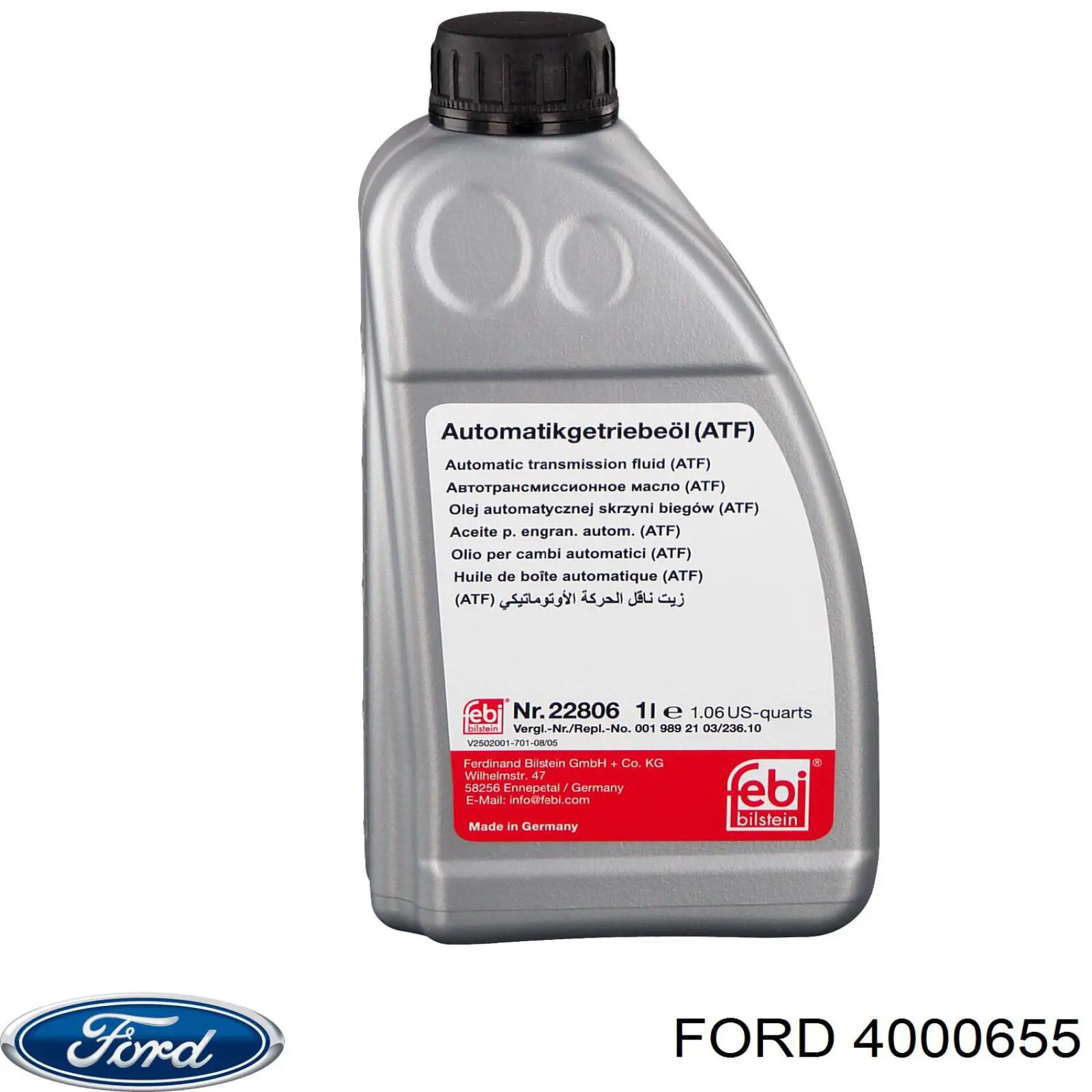 Масло варіатора Ford 4000655 ціна, від 16.84 USD