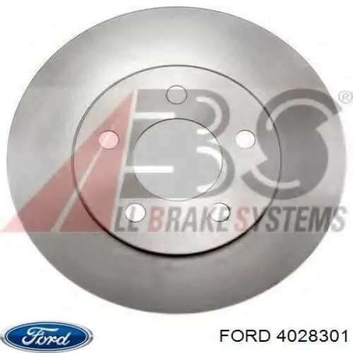 Диск гальмівний передній 4028301 Ford