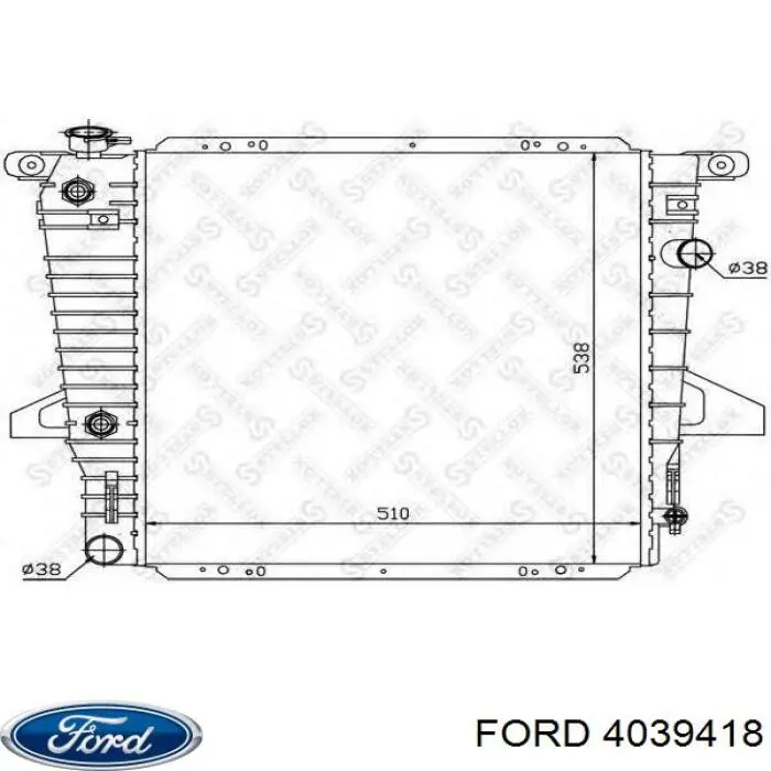 Радіатор охолодження двигуна 4039418 Ford