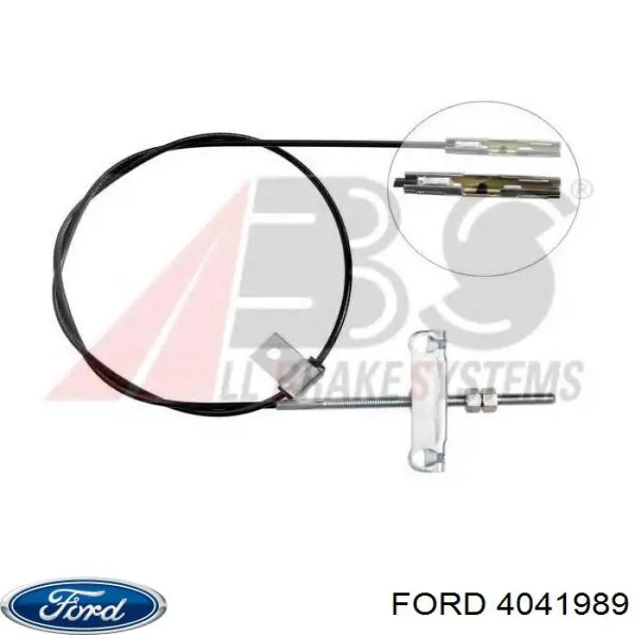 Трос стоянкового гальма передній Ford 4041989 ціна, від 8.47 USD