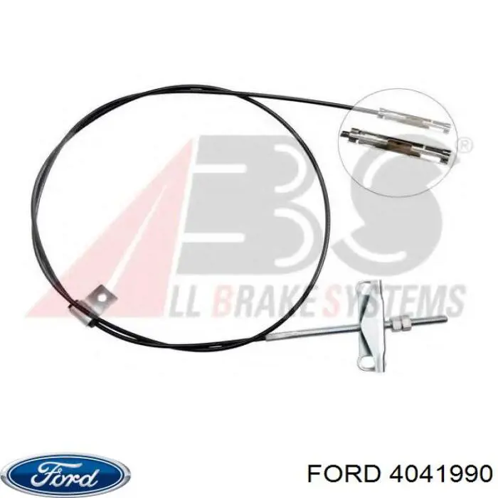 Купити 4041990 Ford Трос ручного гальма передній