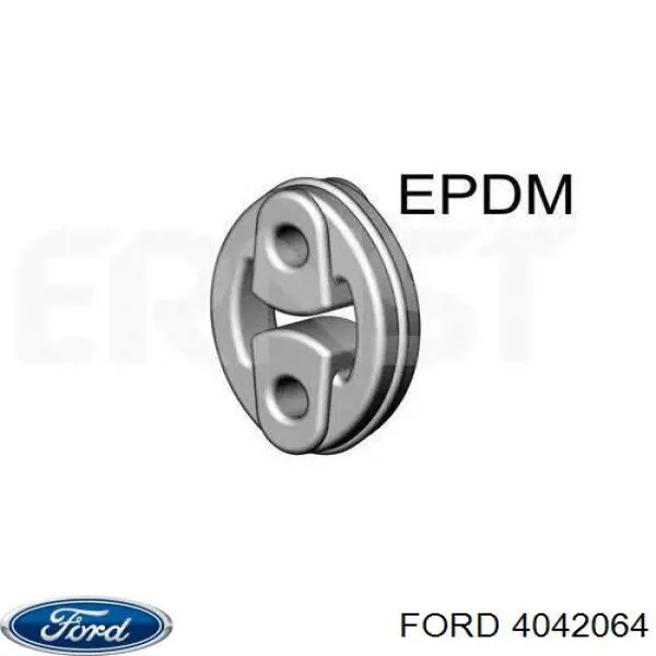 Купити 4042064 Ford Подушка глушника