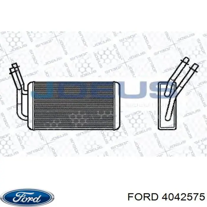 Радіатор пічки (обігрівача) Ford 4042575 ціна, від 33.47 USD