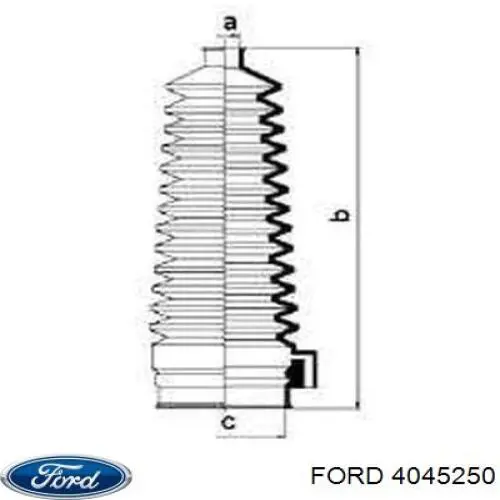 Купити 4045250 Ford Пильник тяги