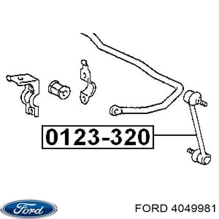 Амортизаційна стійка Ford 4049981 ціна, від 10.16 USD