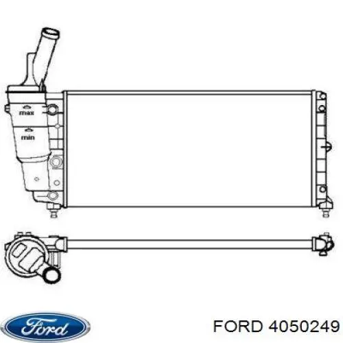 4050249 Ford Пружина підвіски задня