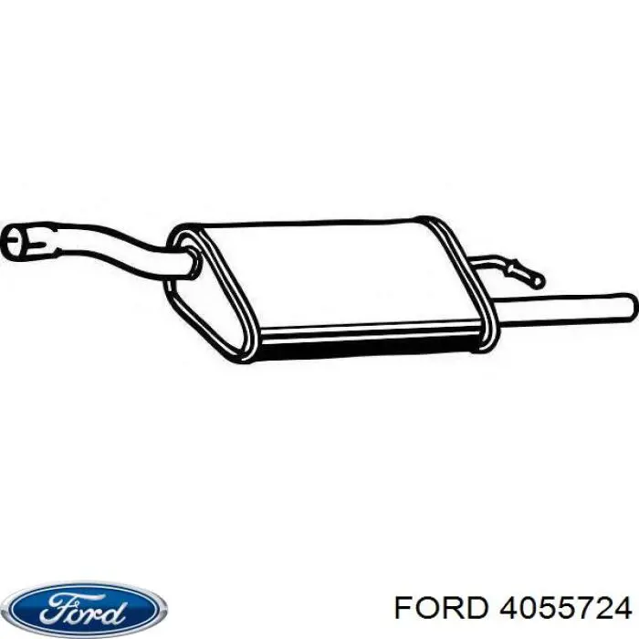 Купити 4055724 Ford Колодки гальмові задні, барабанні
