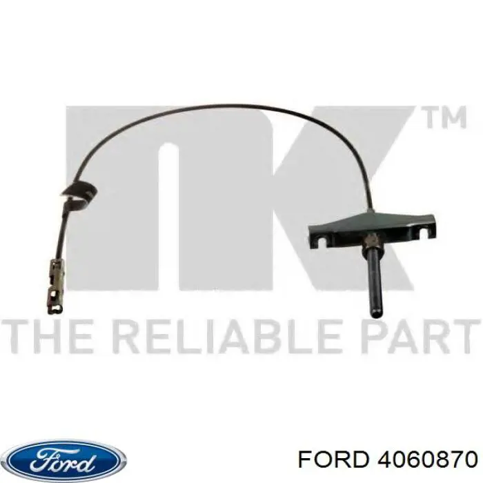 Купити 4060870 Ford Трос ручного гальма, проміжний