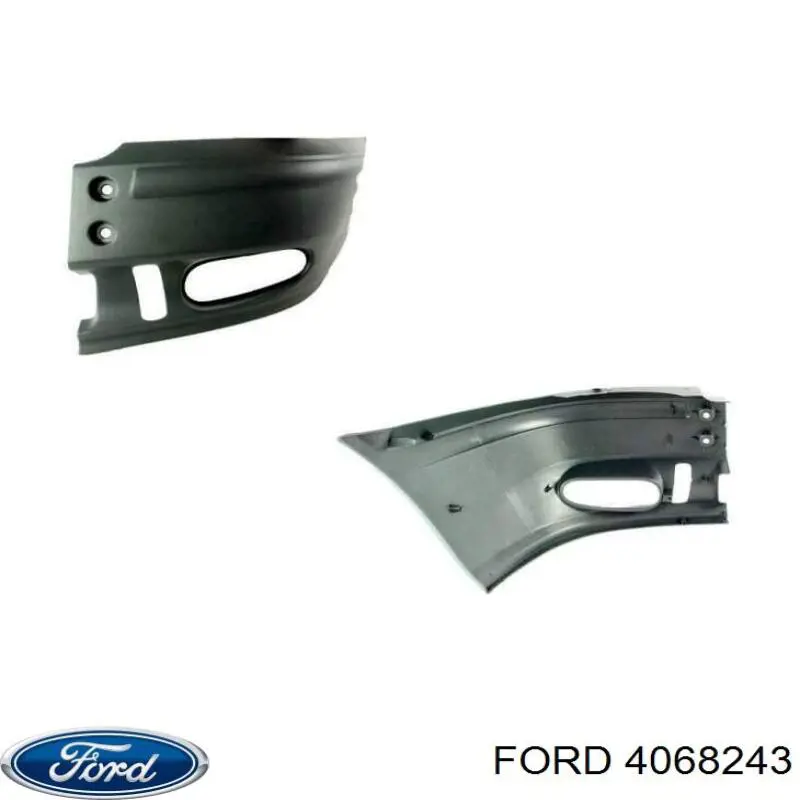 Бампер передній, ліва частина Ford 4352683