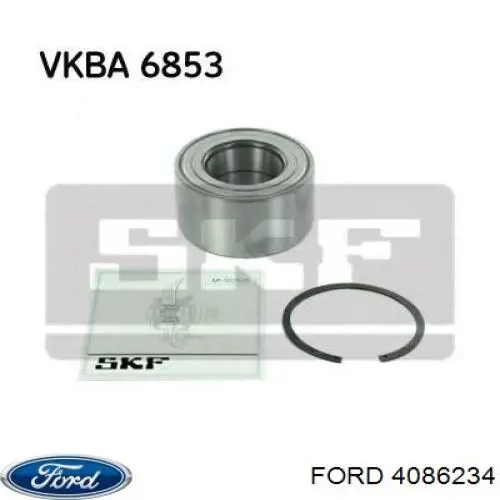 Комплект підшипник маточини передньої Ford 4086234 ціна, від 21.24 USD