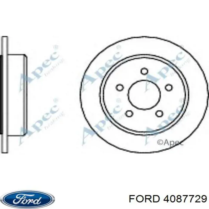 4087729 Ford диск гальмівний задній
