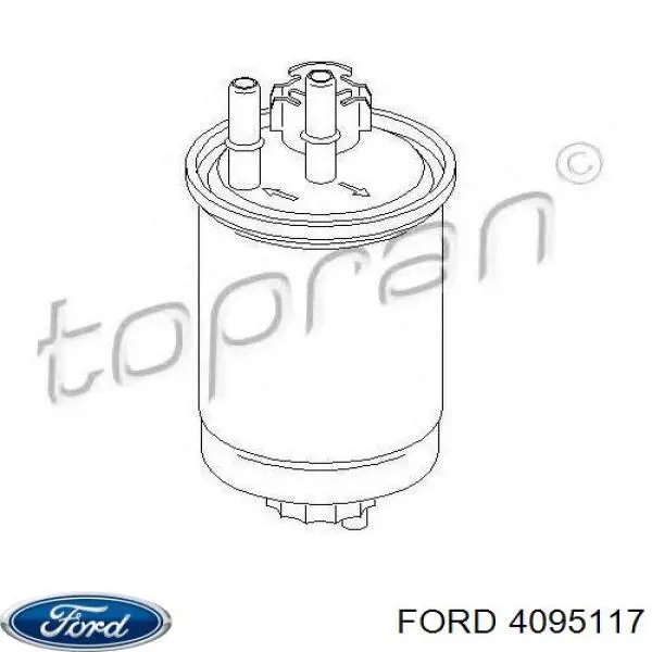 Купити 4095117 Ford Гвинтова пружина підвіска