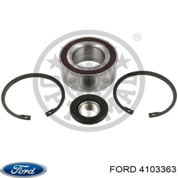 Комплект підшипник маточини передньої Ford 4103363 ціна, від 23.31 USD
