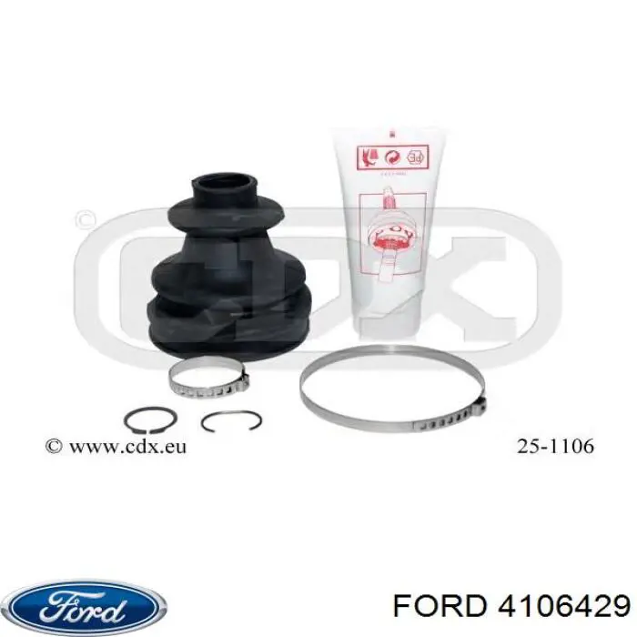Купити 4106429 Ford Пильник шарніра кутових швидкостей внутрішній передній