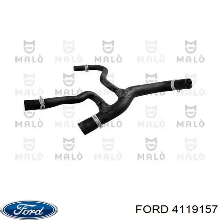 Купити 4119157 Ford Шланг/патрубок радіатора охолодження, нижній