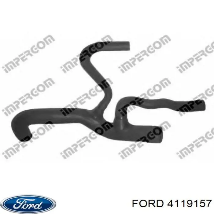 Купити 4714592 Ford Шланг/патрубок радіатора охолодження, нижній
