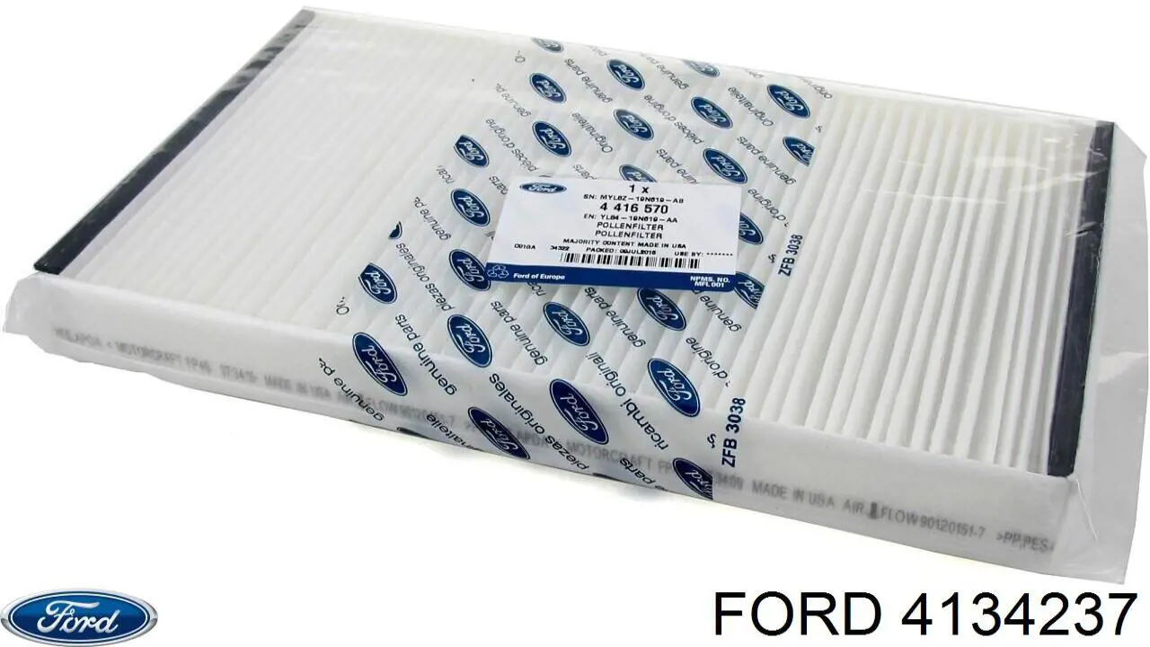 4134237 Ford Внутрішньосалонний фільтр